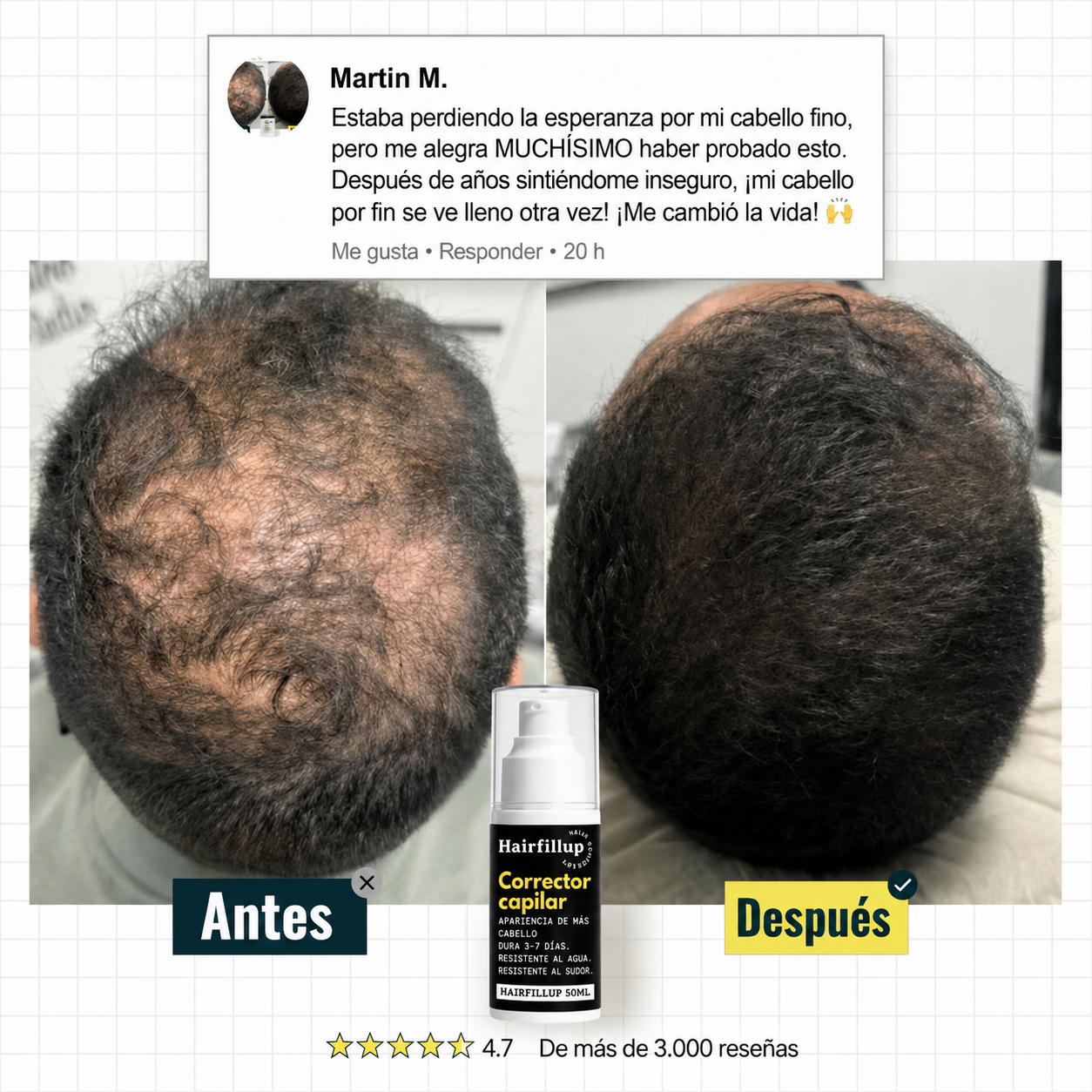 Crema capilar densificante